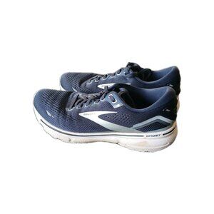 Brooks Ghost 15 Navy White Womens  9.5 Running Shoes Athletic Trainer Casual